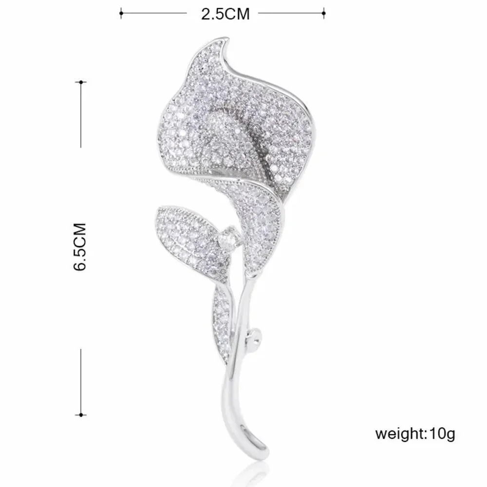 VQ Flower Brooch - Picture 3 of 5